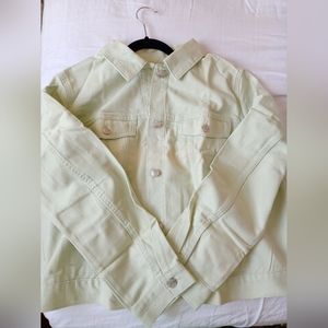 H&M Pastel Green Cotton Jacket